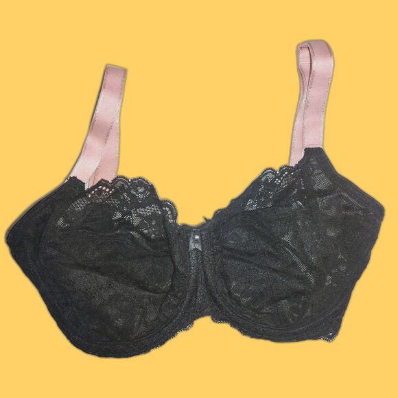 Freya Other - NWT Freya Offbeat Underwire Side Support Bra Size 30I Black Lace Lingerie